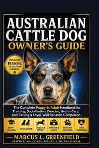Australian Cattle Dog Owner's Guide: The Complete Puppy-to-Adult Handbook for Training, Socialization, Exercise, Health Care, and Raising a Loyal, Wel cover