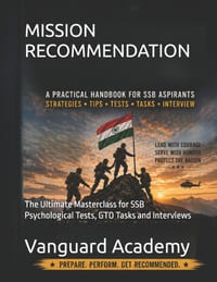 Mission Recommendation: The Ultimate Masterclass for SSB Psychological Tests, GTO Tasks and Interviews cover
