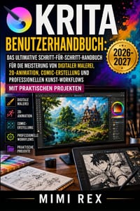 Krita-Benutzerhandbuch: Das Ultimative Schritt-Für-Schritt-Handbuch Zum Meistern Digitaler Malerei, 2d-Animation, Comic-Erstellung Und Professionelle cover