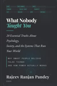 What Nobody Taught You - Book Two: 20 Essential Truths About Psychology, Society, and the Systems That Run Your World cover