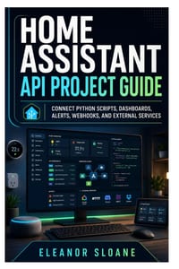 Home Assistant API Project Guide: Connect Python Scripts, Dashboards, Alerts, Webhooks, and External Services cover