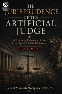 The Jurisprudence of the Artificial Judge: Philosophy of Law in the Age of Evolving Artificial Intelligence Volume I cover
