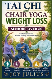 TAI CHI and CHAIR YOGA WEIGHT LOSS for SENIORS OVER 60: Gentle Exercises for Balance, Mobility, and Healthy Aging cover