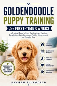Goldendoodle Puppy Training for First-Time Owners: A Practical Guide to Potty Training, Crate Training, Socialization, Basic Commands, Positive Reinfo cover