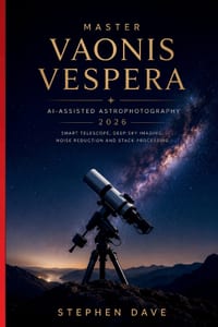 Master Vaonis Vespera Ai-Assisted Astrophotography 2026: Smart Telescope, Deep Sky Imaging, Noise Reduction and Stack Processing cover