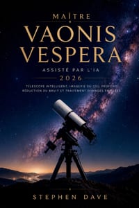 Maître Vaonis Vespera Assisté Par l'Ia 2026: Télescope intelligent, imagerie du ciel profond, réduction du bruit et traitement d'images empilées cover