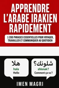 Apprendre l'arabe irakien rapidement: 1 200 phrases essentielles pour voyager, travailler et communiquer au quotidien cover