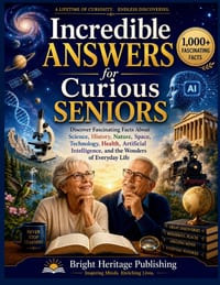 Incredible Answers for Curious Seniors: Discover Fascinating Facts About Science, History, Nature, Space, Technology, Health, Artificial Intelligence, cover
