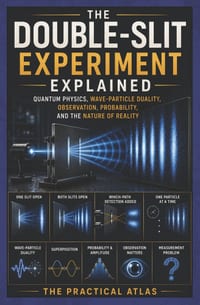 The Double-Slit Experiment Explained: Quantum Physics, Wave-Particle Duality, Observation, Probability, and the Nature of Reality cover