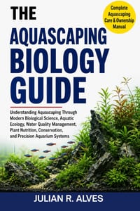 The Aquascaping Biology Guide: Understanding Aquascaping Through Modern Biological Science, Aquatic Ecology, Water Quality Management, Plant Nutrition cover
