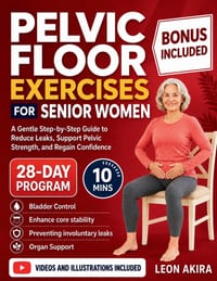 Pelvic Floor Exercises for Senior Women: A Gentle Step-by-Step Guide to Reduce Leaks, Support Pelvic Strength, and Regain Confidence cover