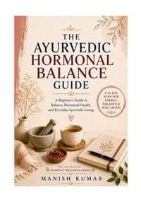 The Ayurvedic Hormone Balance Guide: A Beginner's Guide to Balancing Hormones Naturally with Ayurveda Through Food, Lifestyle, Herbs, and Daily Ritual cover