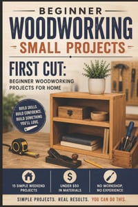 Beginner Woodworking Projects for Home: 15 Simple Weekend Projects Anyone Can Build Without Expensive Tools cover