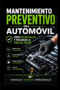 Mantenimiento Preventivo del Automóvil: Cómo Evitar Fallas y Prolongar la Vida del Motor: Manuales técnicos profesionales cover