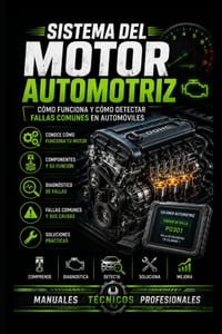 Sistema del Motor Automotriz: Cómo Funciona y Cómo Detectar Fallas Comunes en Automóviles: Manuales técnicos profesionales cover