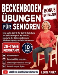 Beckenboden Übungen Für Senioren: Eine sanfte Schritt-für-Schritt-Anleitung zur Reduzierung von Harnverlust, Stärkung des Beckenbodens und Wiedererlan cover