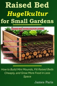 Raised Bed Hugelkultur for Small Gardens: How to Build Mini Mounds, Fill Raised Beds Cheaply, and Grow More Food in Less Space cover