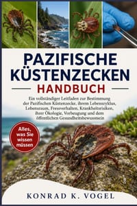 Pazifische Küstenzecken-Handbuch: Ein vollständiger Leitfaden zur Bestimmung der Pazifischen Küstenzecke, ihrem Lebenszyklus, Lebensraum, Fressverhalt cover