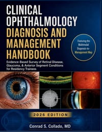 Clinical Ophthalmology Diagnosis And Management Handbook: Evidence-Based Survey of Retinal Disease, Glaucoma, & Anterior Segment Conditions for Reside cover