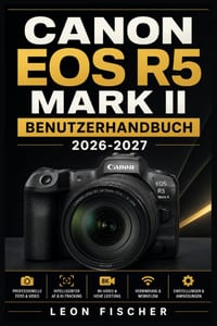 Canon EOS R5 Mark II Benutzerhandbuch 2026-2027: Vollständiger Leitfaden zu Einstellungen, Funktionen und Fototechniken für Einsteiger und Profis cover