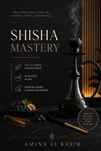 Shisha Mastery: The Ultimate Flavor Bible, Mixology Guide & Modern Home Lounge Blueprint cover