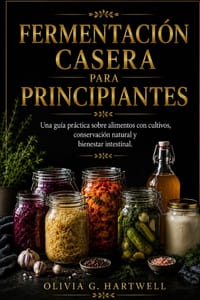 Fermentación Casera Para Principiantes: Una guía práctica sobre alimentos con cultivos, conservación natural y bienestar intestinal. cover