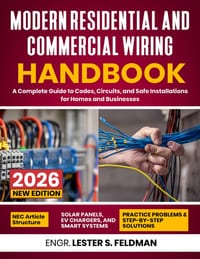 The Modern Residential and Commercial Wiring Handbook: A Complete Guide to Codes, Circuits, and Safe Installations for Homes and Businesses cover