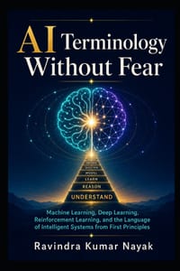 AI Terminology Without Fear: Machine Learning, Deep Learning, Reinforcement Learning, and the Language of Intelligent Systems from First Principles cover