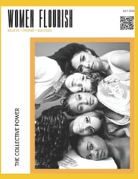 Women Flourish Magazine: July 2026 The Collective Power cover