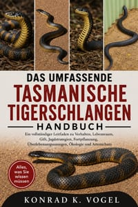 Das Umfassende Tasmanische-Tigerschlangen-Handbuch: Ein vollständiger Leitfaden zu Verhalten, Lebensraum, Gift, Jagdstrategien, Fortpflanzung, Überleb cover