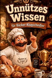 Unnützes Wissen für Bäcker-Klugscheißer: Kuriose & witzige Fakten als Geschenk für Bäcker cover