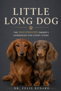 Little Long Dog: The Dachshund Owner's Handbook for Every Stage: A Complete Guide to Raising a Healthy, Happy, and Well-Behaved Dachshund from Puppyho cover