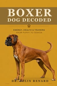 Boxer Dog Decoded: Energy, Health & Training from Puppy to Senior cover