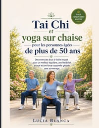 Tai Chi et yoga sur chaise pour les personnes âgées de plus de 50 ans: Des exercices doux à faible impact pour un meilleur équilibre, une flexibilité cover