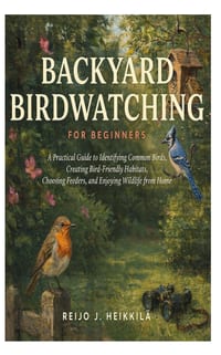 Backyard Birdwatching for Beginners: A Practical Guide to Identifying Common Birds, Creating Bird-Friendly Habitats, Choosing Feeders, and Enjoying Wi cover
