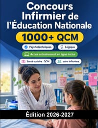 Concours Infirmier de l'Éducation Nationale: Santé scolaire: QCM, santé publique, soins infirmiers, étude de cas et entretien oral cover