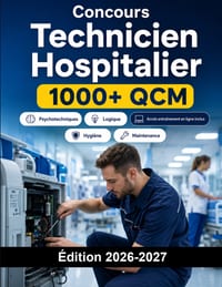 Concours Technicien Hospitalier: Fonction Publique Hospitalière: QCM, hygiène, sécurité, maintenance, logistique et épreuves cover