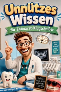 Unnützes Wissen für Zahnarzt-Klugscheißer: Kuriose & witzige Fakten als Geschenk für Zahnärzte cover