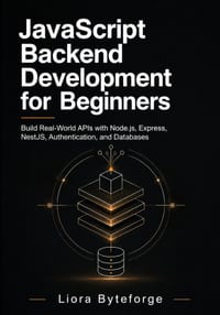 JavaScript Backend Development for Beginners: Build Real-World APIs with Node.js, Express, NestJS, Authentication, and Databases cover
