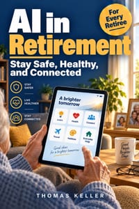 AI in Retirement: A Simple Guide for Seniors to Stay Safe, Healthy, and Connected - Everyday Artificial Intelligence Explained in Plain English cover