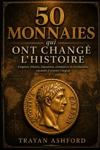 50 monnaies qui ont changé l'histoire: Empires, trésors, faussaires, commerce et révolutions racontés à travers l'argent cover
