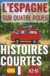 L'Espagne Sur Quatre Roues. Histoires Courtes A2-B1.: Espagnol - Français cover