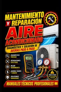Mantenimiento y Reparación de Aire Acondicionado: Diagnóstico y Solución de Averías paso a paso: Manuales técnicos profesionales cover