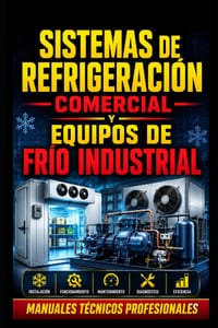 Sistemas de Refrigeración Comercial y Equipos de Frío Industrial: Manuales técnicos profesionales cover