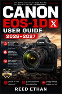 Canon Eos-1d X User Guide 2026-2027: Master Every Button, Menu, and Shooting Mode - From Basic Setup to Advanced Professional Techniques for Stunning cover