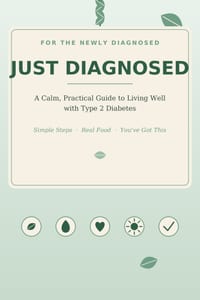 Just Diagnosed: A Calm, Practical Guide to Living Well with Type 2 Diabetes cover