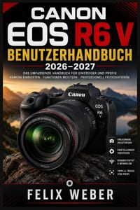 Canon EOS R6 V Benutzerhandbuch 2026-2027: Vollständiger Leitfaden für Einsteiger und Fortgeschrittene - Aufnahmetechniken, Menüeinstellungen, Videofu cover