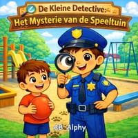 De Kleine Detective: Het Mysterie van de Speeltuin: Een spannend kindermysterie over samenwerken, delen en problemen oplossen (4-8 jaar) cover