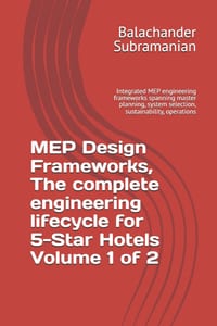 MEP Design Frameworks, The complete engineering lifecycle for 5-Star Hotels Volume 1 of 2: Integrated MEP engineering frameworks spanning master plann cover