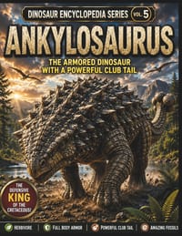 Dinosaur Encyclopedia Series Vol. 5: Ankylosaurus: Discover the Amazing Armored Dinosaur with a Powerful Tail Club! A Fun and Educational Dinosaur Boo cover
